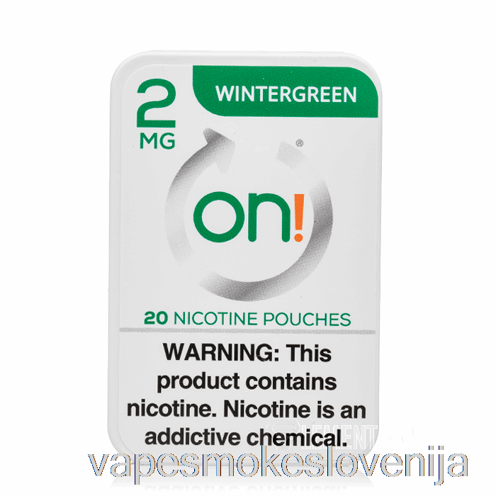 Vape Slovenija Naprej! Nikotinske Vrečke - Wintergreen 2mg